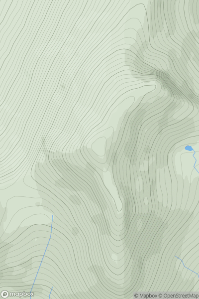 Thumbnail image for Sgurr nan Coireachan [Knoydart to Glen Kingie] showing contour plot for surrounding peak